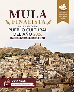 La Región vota  Mula, entre los tres finalistas a Pueblo Cultural del Año